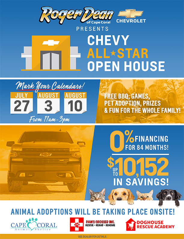 Roger Dean Chevrolet Chevy All Star Open House