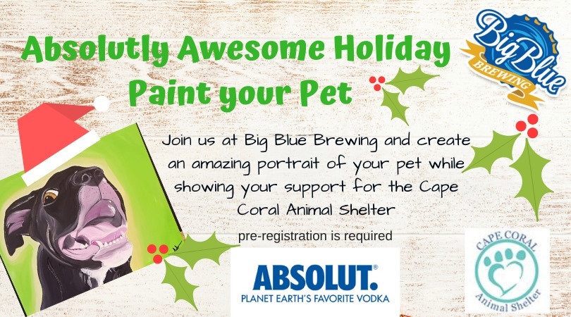 Holiday Paint Your Pet Event