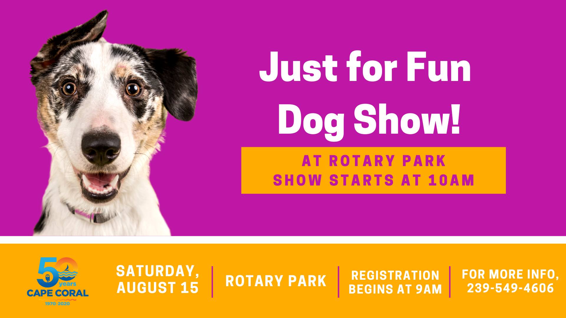 Just for Fun Dog Show 2020